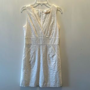 Michael Kors white eyelet dress